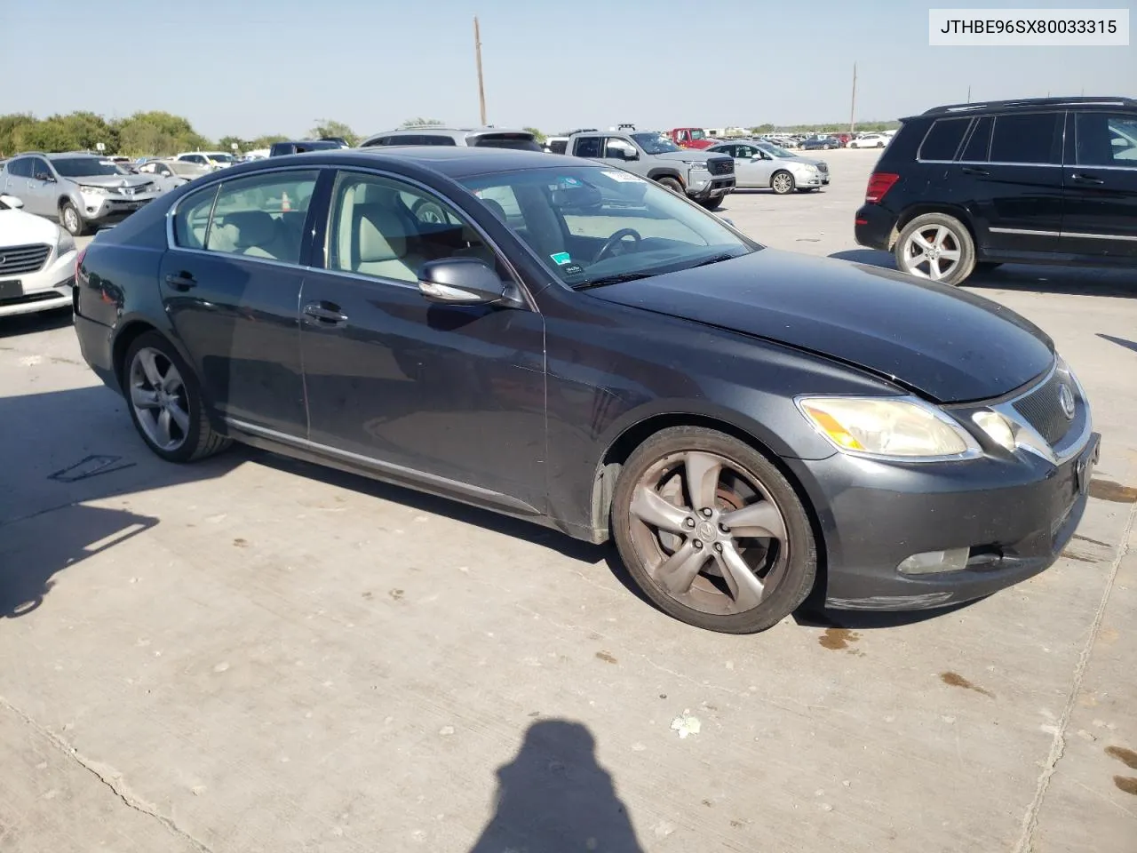 2008 Lexus Gs 350 VIN: JTHBE96SX80033315 Lot: 73535824