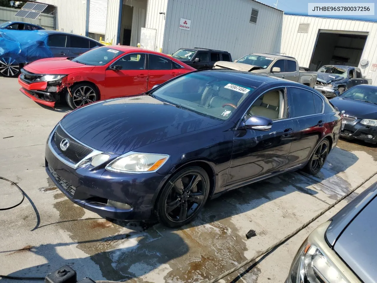 2008 Lexus Gs 350 VIN: JTHBE96S780037256 Lot: 74967494