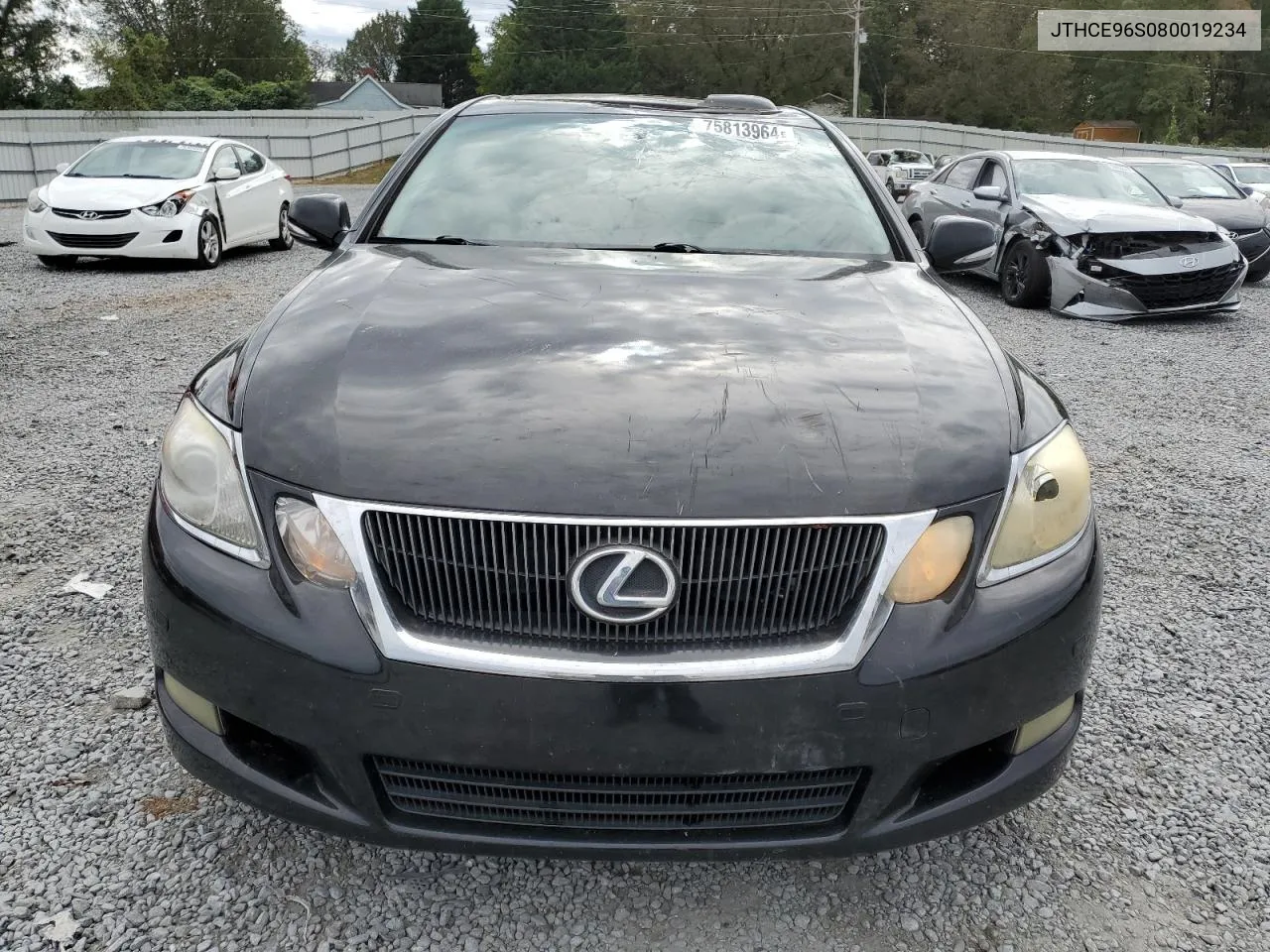 2008 Lexus Gs 350 VIN: JTHCE96S080019234 Lot: 75813964