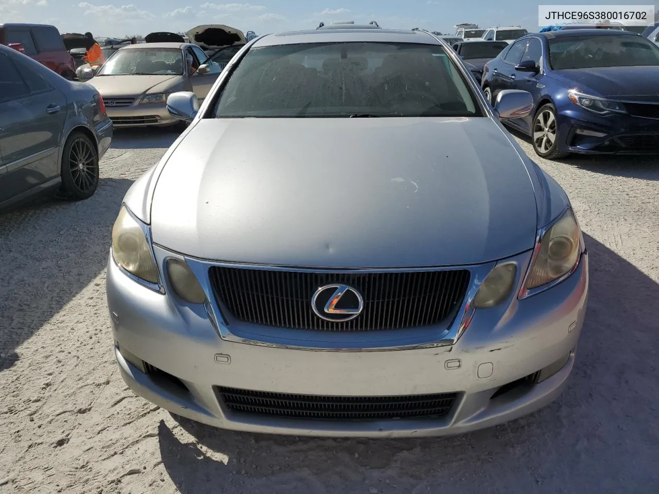 2008 Lexus Gs 350 VIN: JTHCE96S380016702 Lot: 76770554