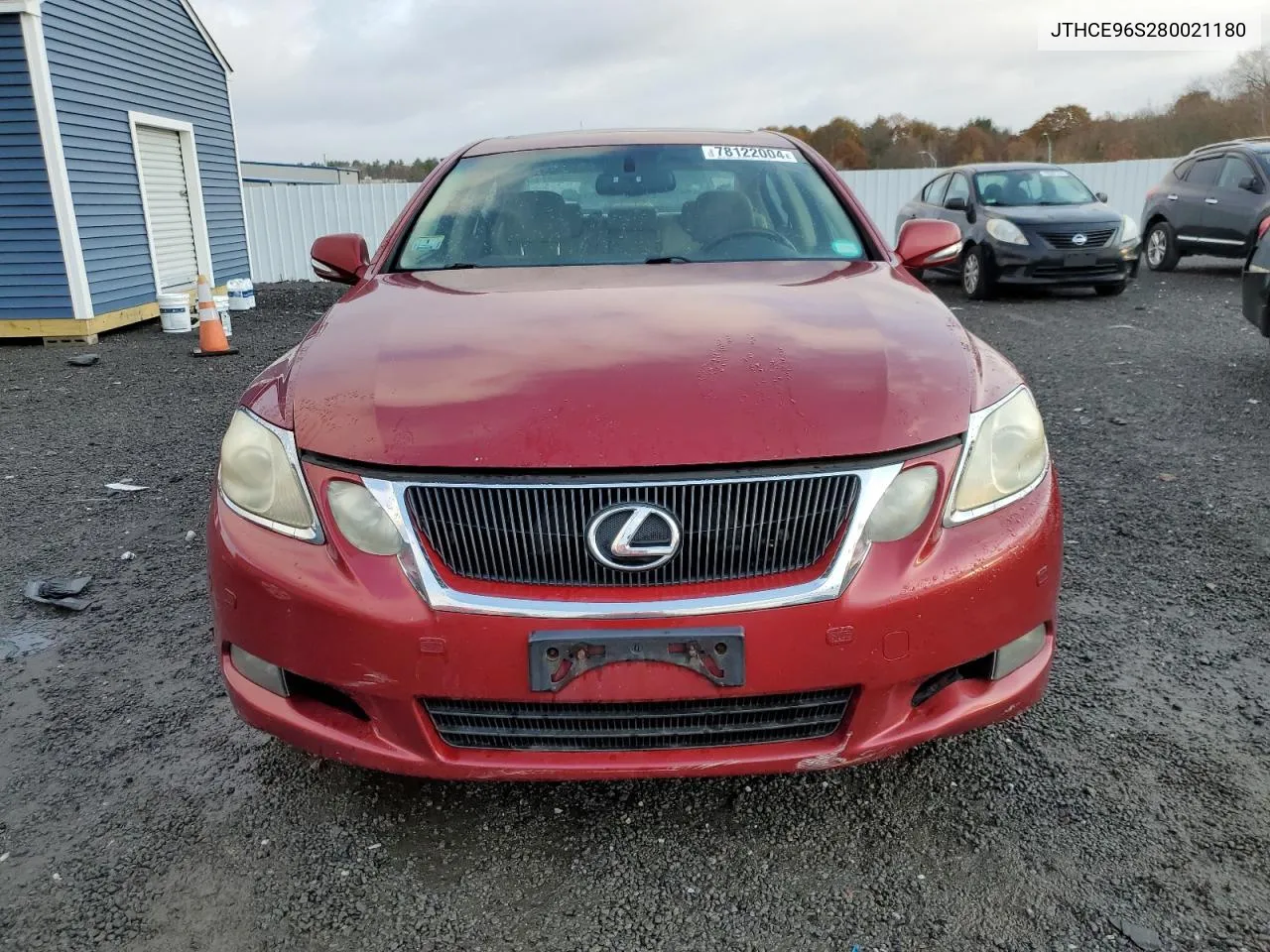 2008 Lexus Gs 350 VIN: JTHCE96S280021180 Lot: 78122004