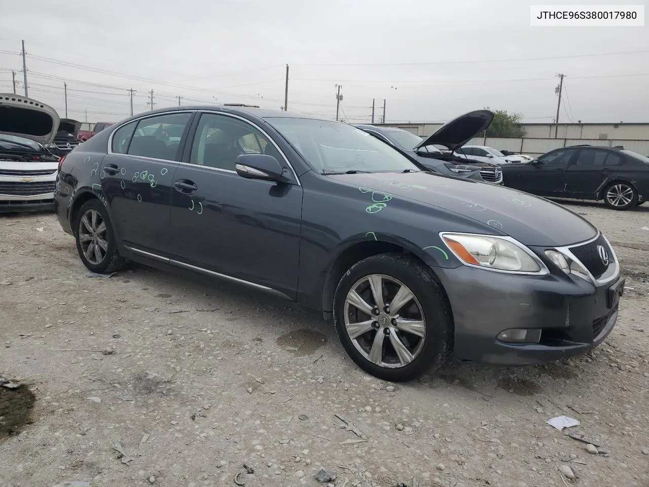 2008 Lexus Gs 350 VIN: JTHCE96S380017980 Lot: 78619334