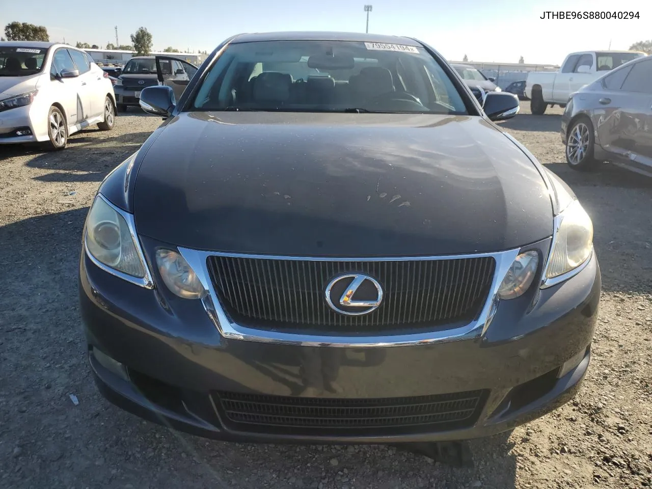 2008 Lexus Gs 350 VIN: JTHBE96S880040294 Lot: 79554194