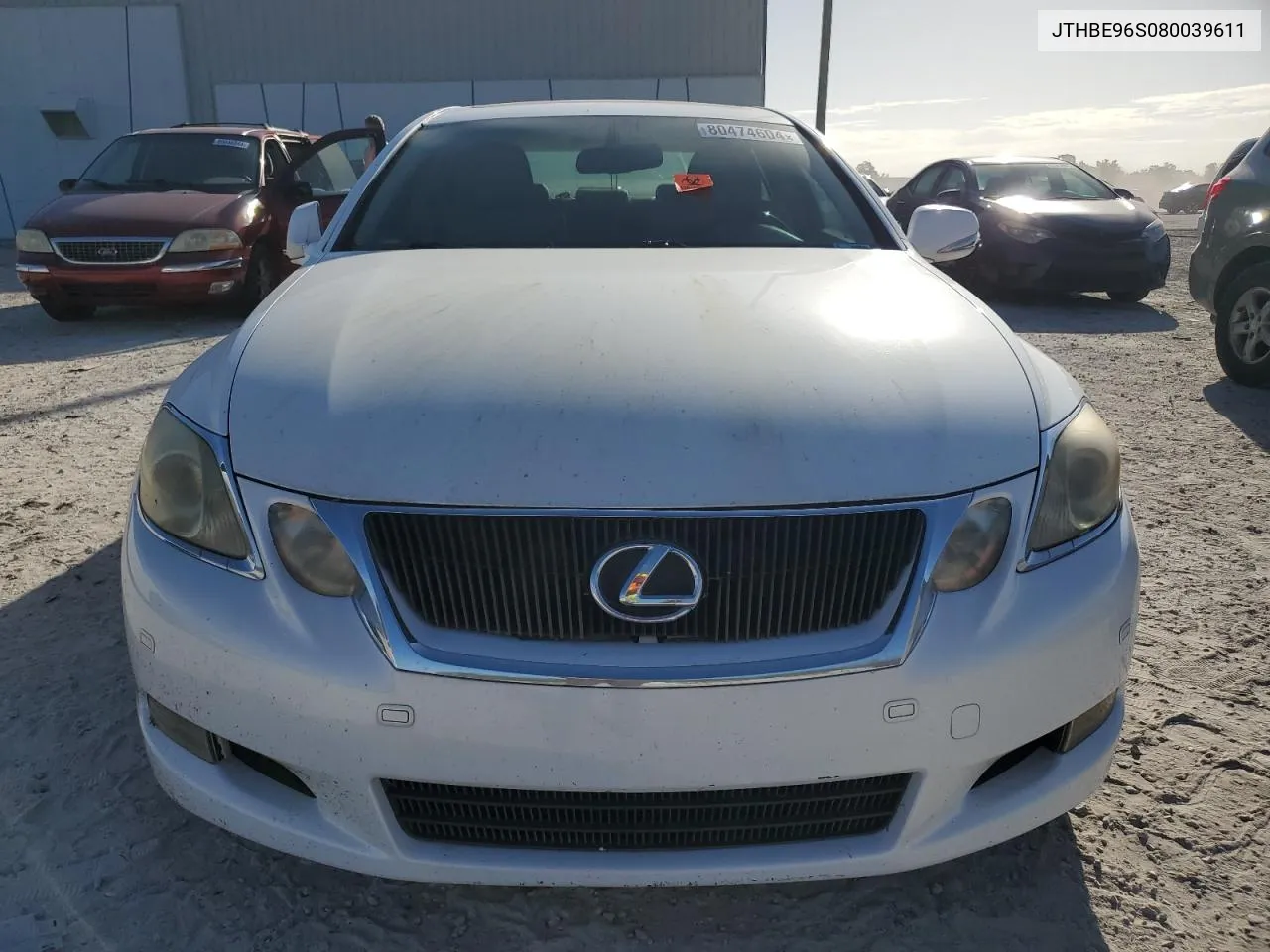 2008 Lexus Gs 350 VIN: JTHBE96S080039611 Lot: 80474604