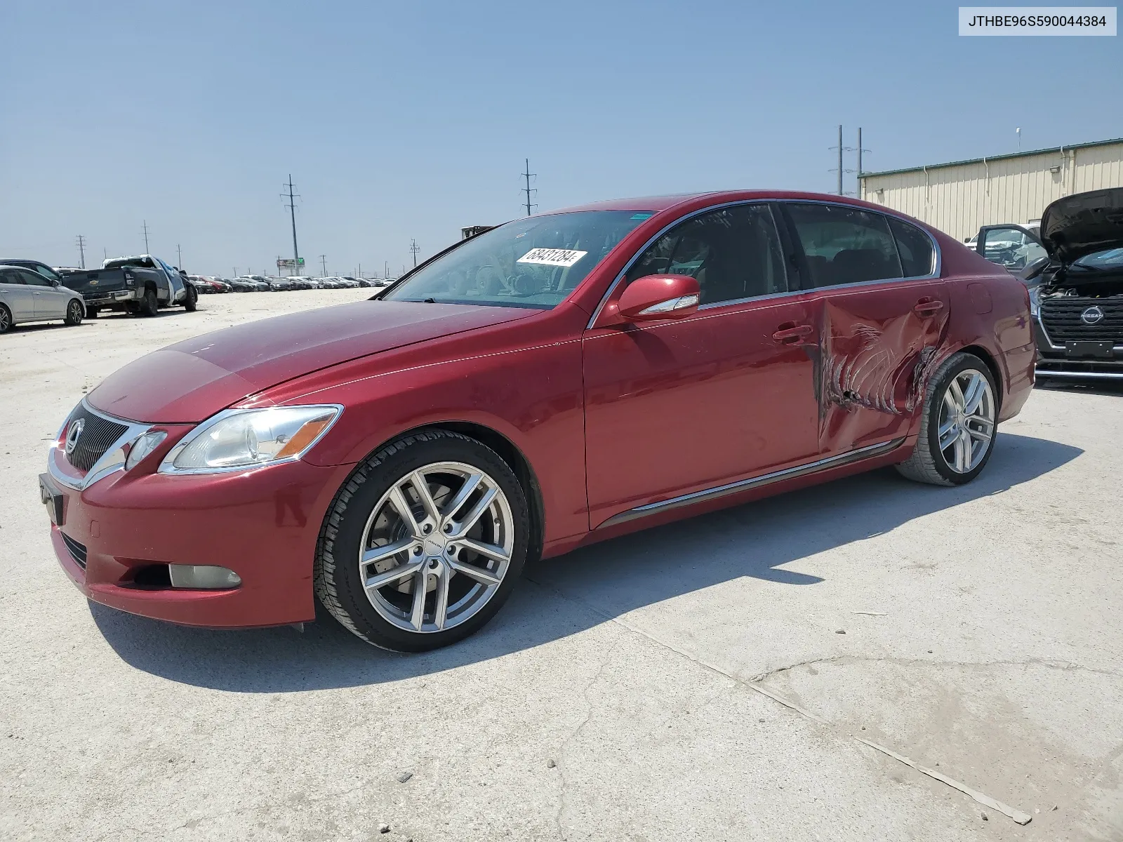 2009 Lexus Gs 350 VIN: JTHBE96S590044384 Lot: 68431284