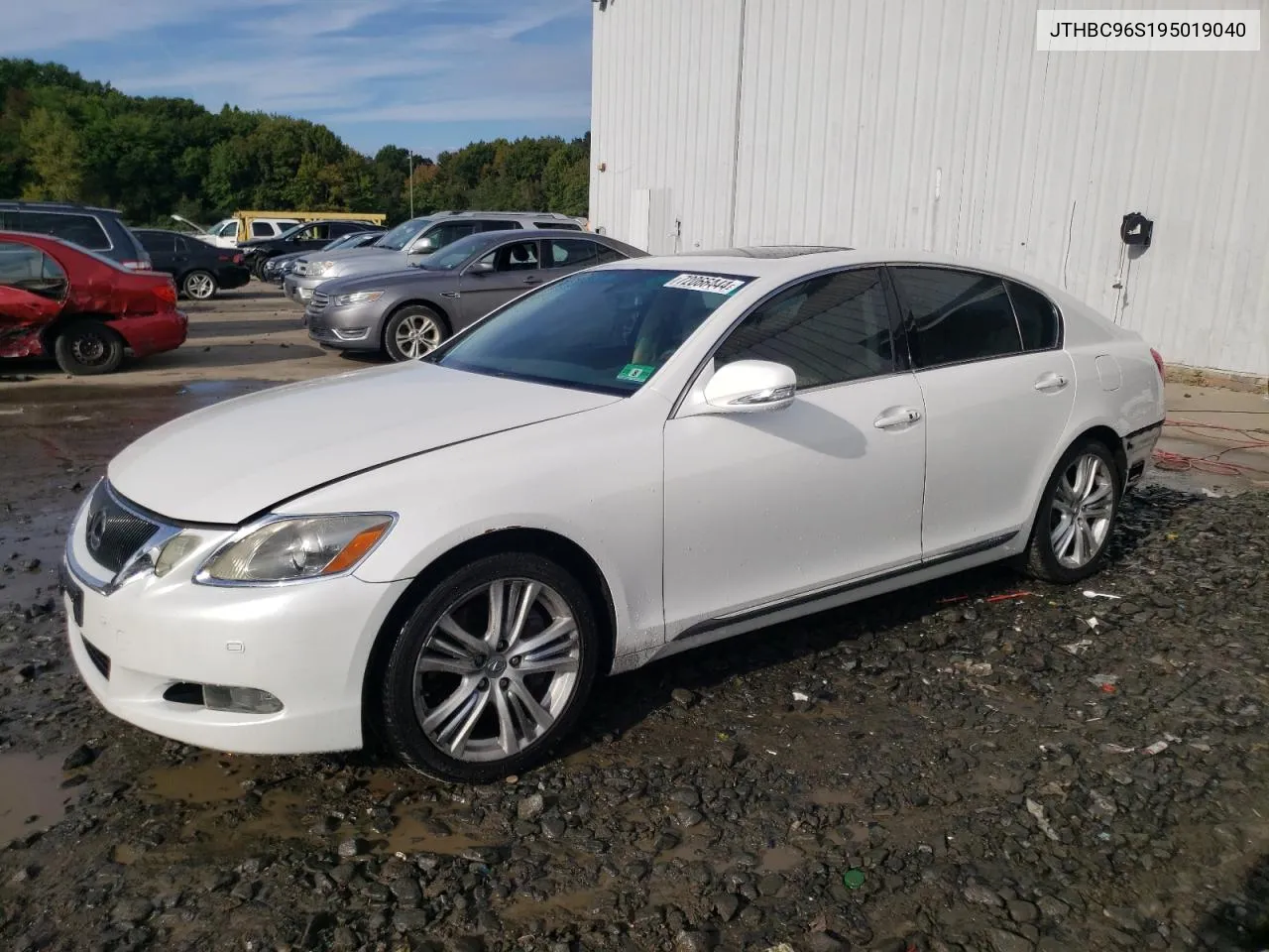 2009 Lexus Gs 450H VIN: JTHBC96S195019040 Lot: 72066444