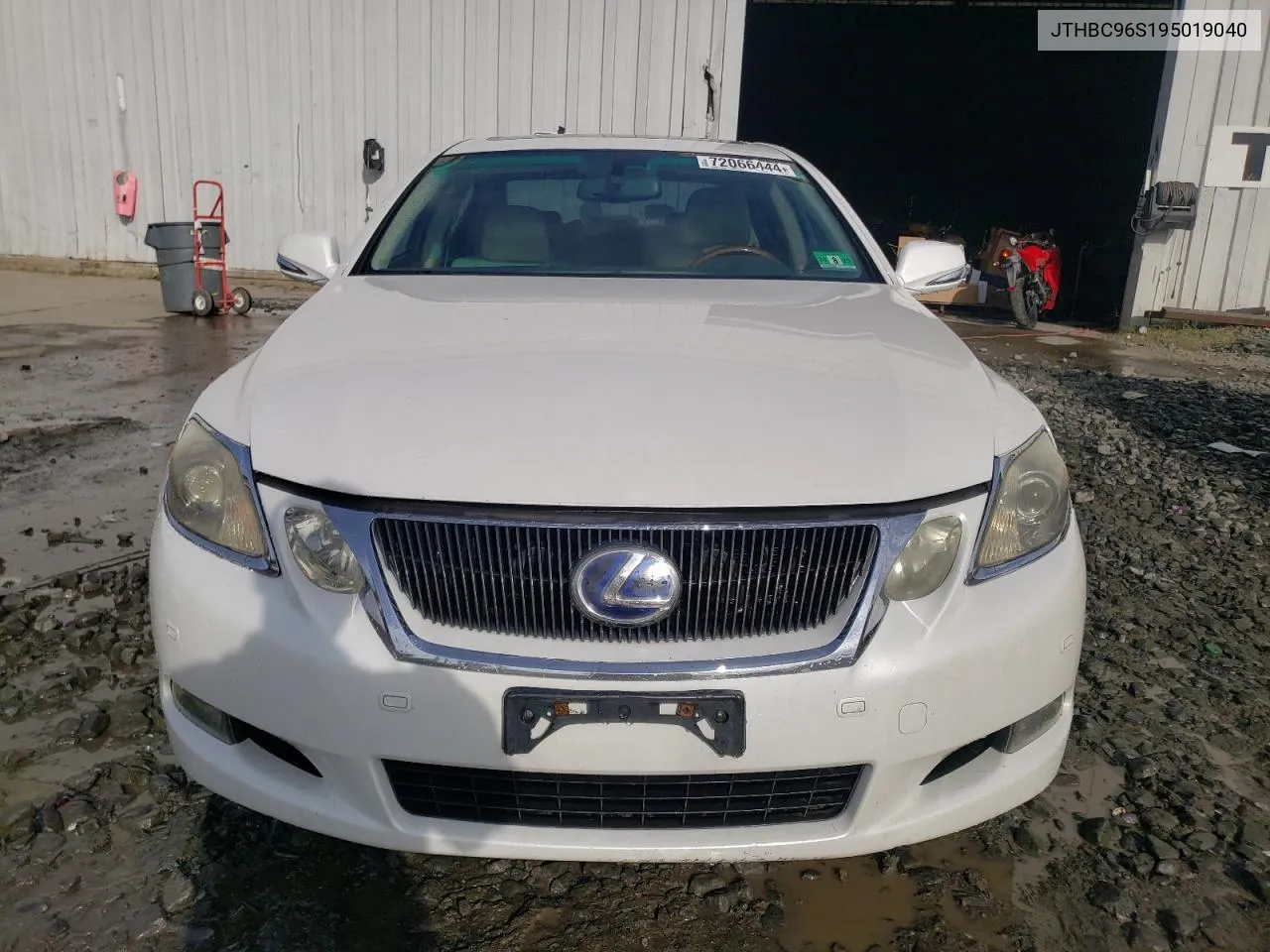 JTHBC96S195019040 2009 Lexus Gs 450H