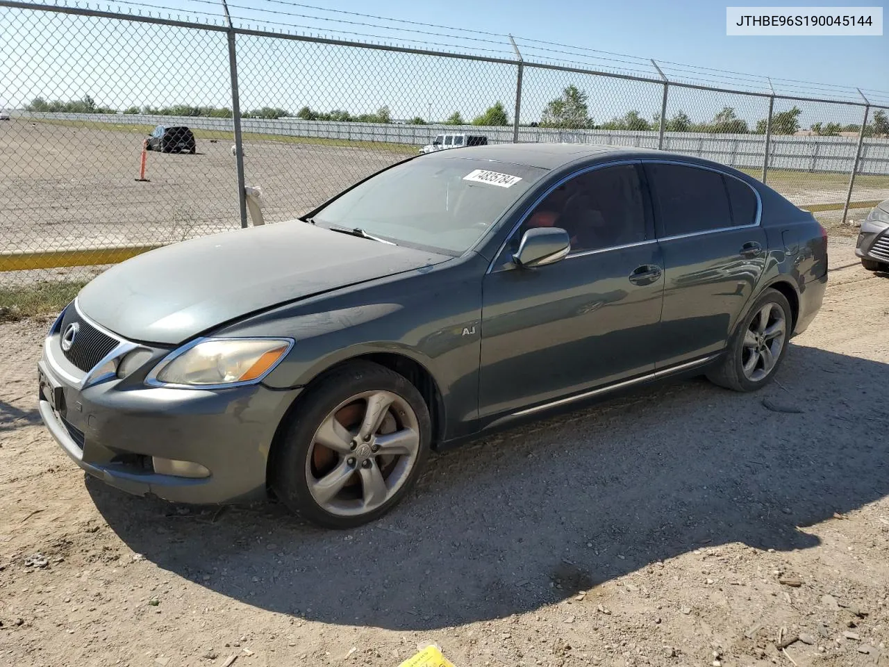 2009 Lexus Gs 350 VIN: JTHBE96S190045144 Lot: 74835784