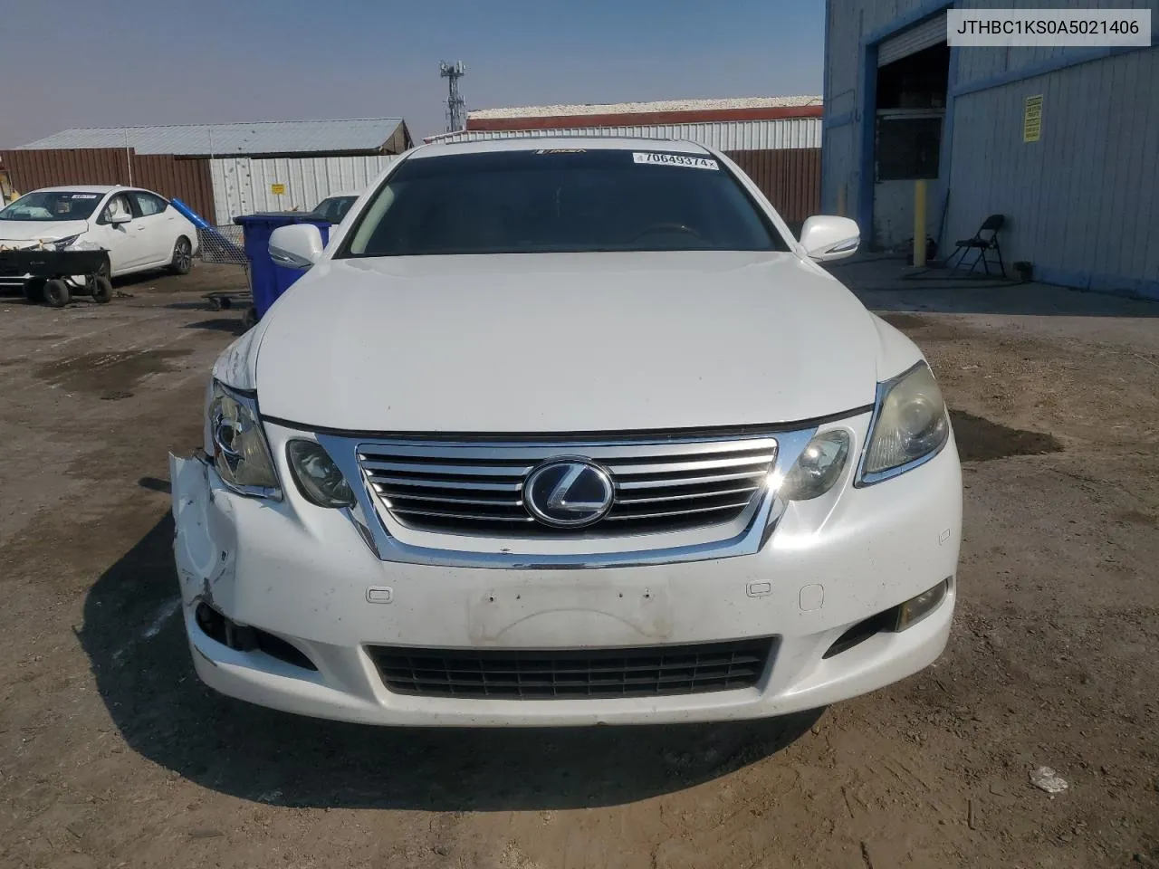 2010 Lexus Gs 450H VIN: JTHBC1KS0A5021406 Lot: 70649374