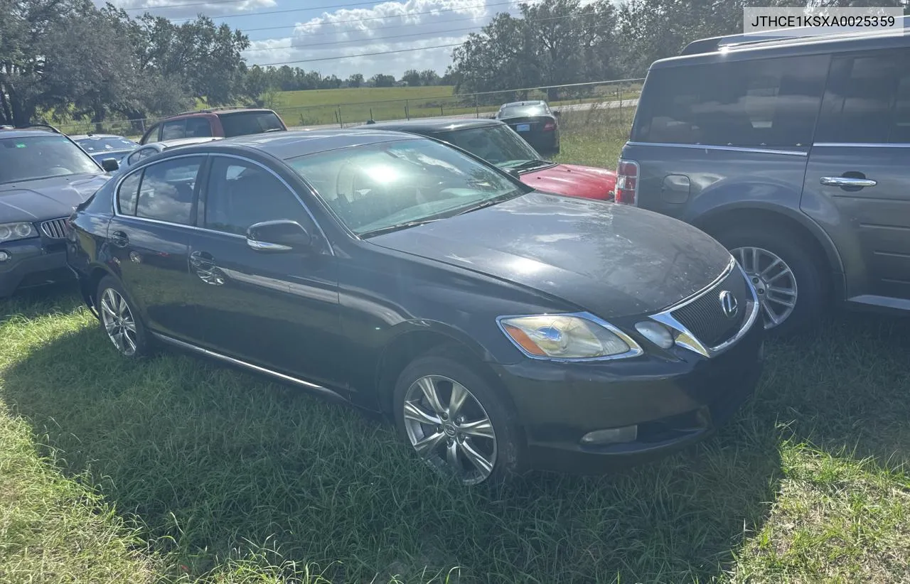 2010 Lexus Gs 350 VIN: JTHCE1KSXA0025359 Lot: 80993044