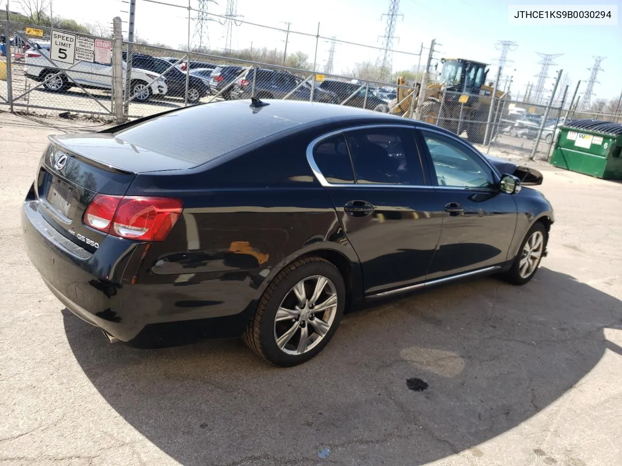 JTHCE1KS9B0030294 2011 Lexus Gs 350