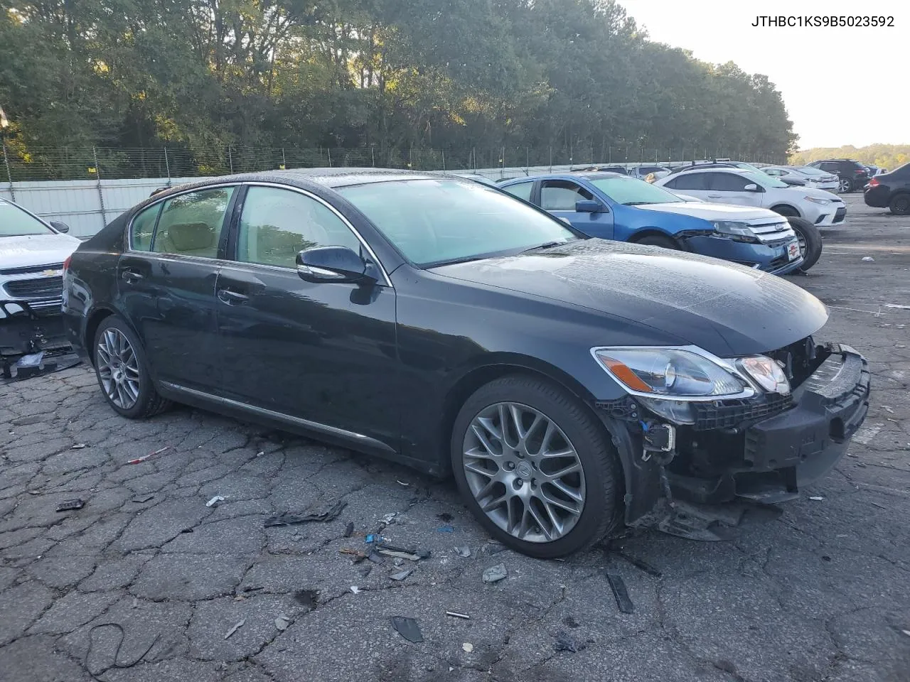 2011 Lexus Gs 450H VIN: JTHBC1KS9B5023592 Lot: 70678274