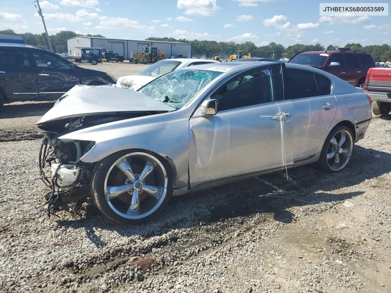 2011 Lexus Gs 350 VIN: JTHBE1KS6B0053589 Lot: 72085794