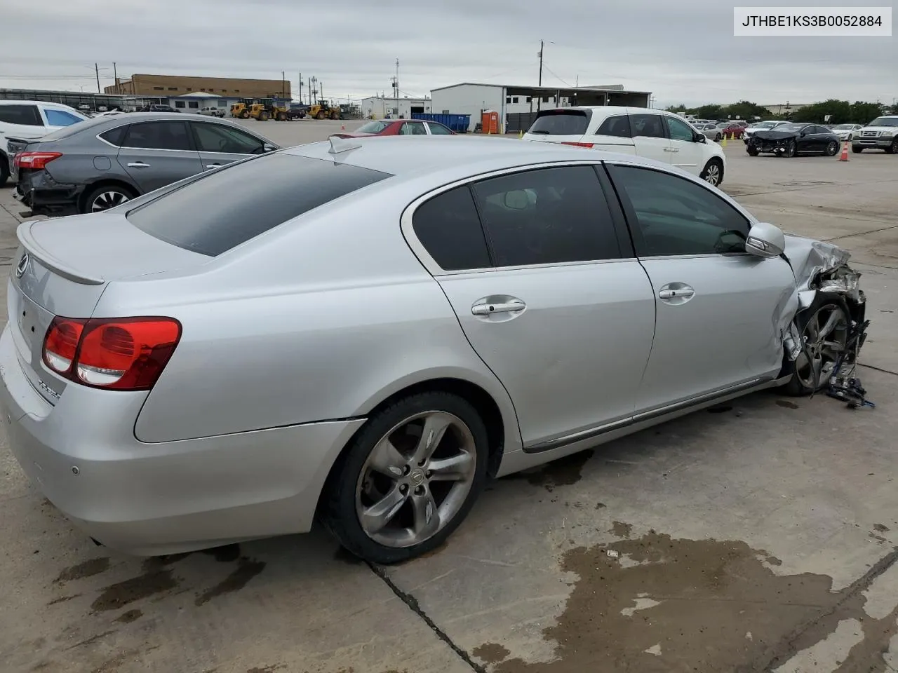 2011 Lexus Gs 350 VIN: JTHBE1KS3B0052884 Lot: 72534964