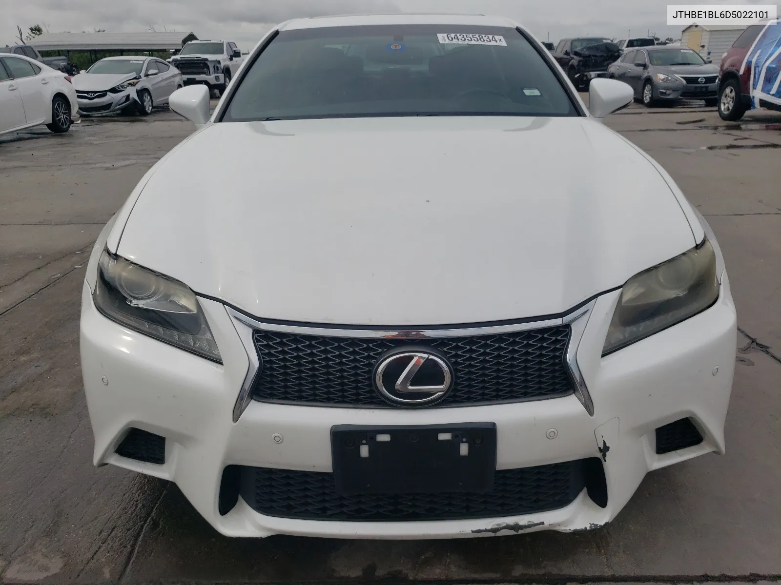 2013 Lexus Gs 350 VIN: JTHBE1BL6D5022101 Lot: 64355834