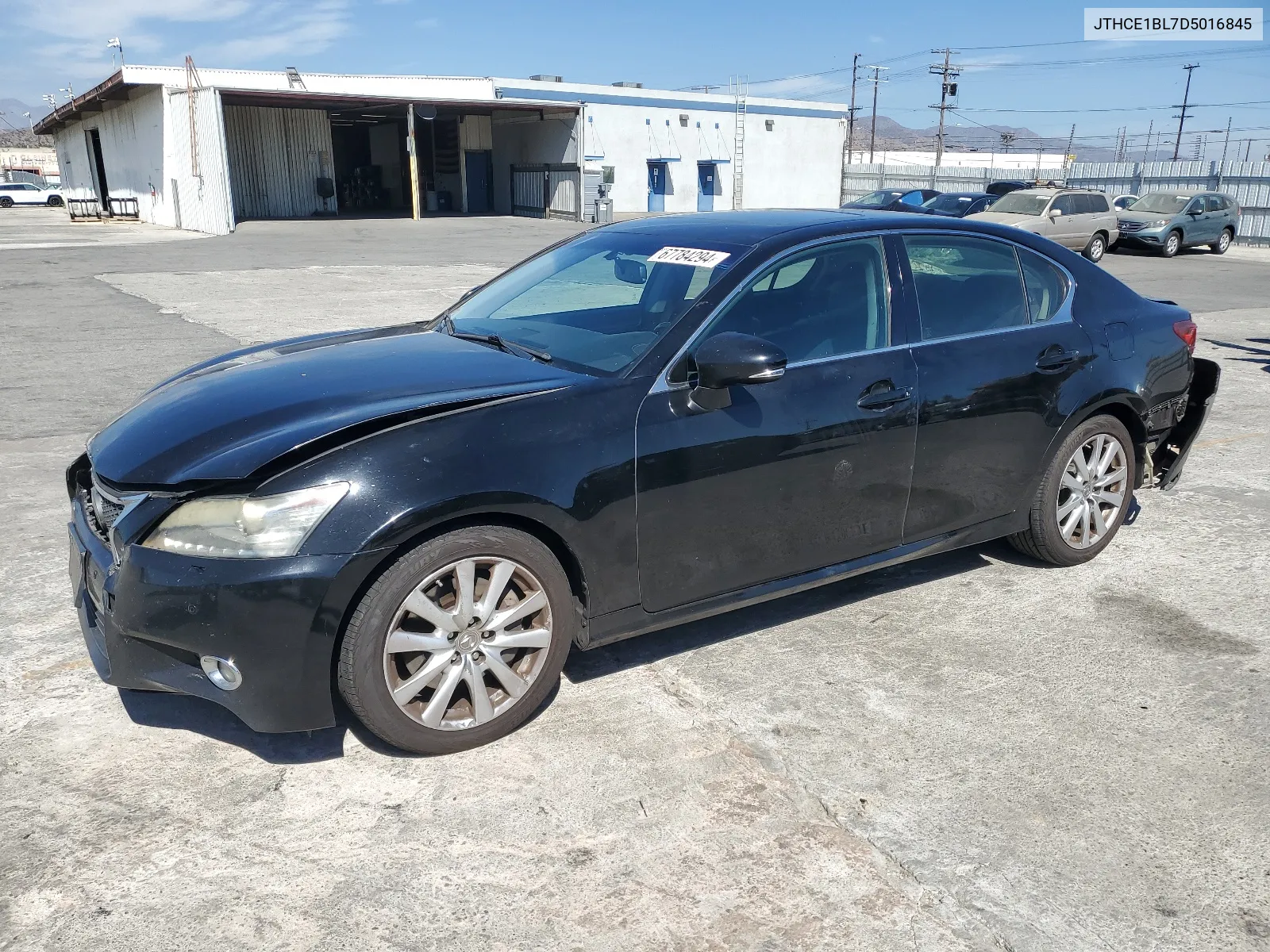 2013 Lexus Gs 350 VIN: JTHCE1BL7D5016845 Lot: 67784294