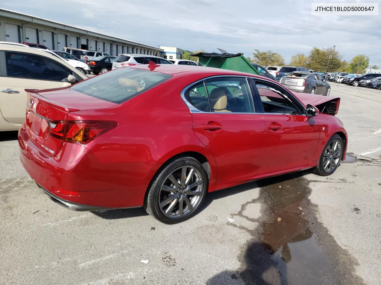 2013 Lexus Gs 350 VIN: JTHCE1BL0D5000647 Lot: 71768494