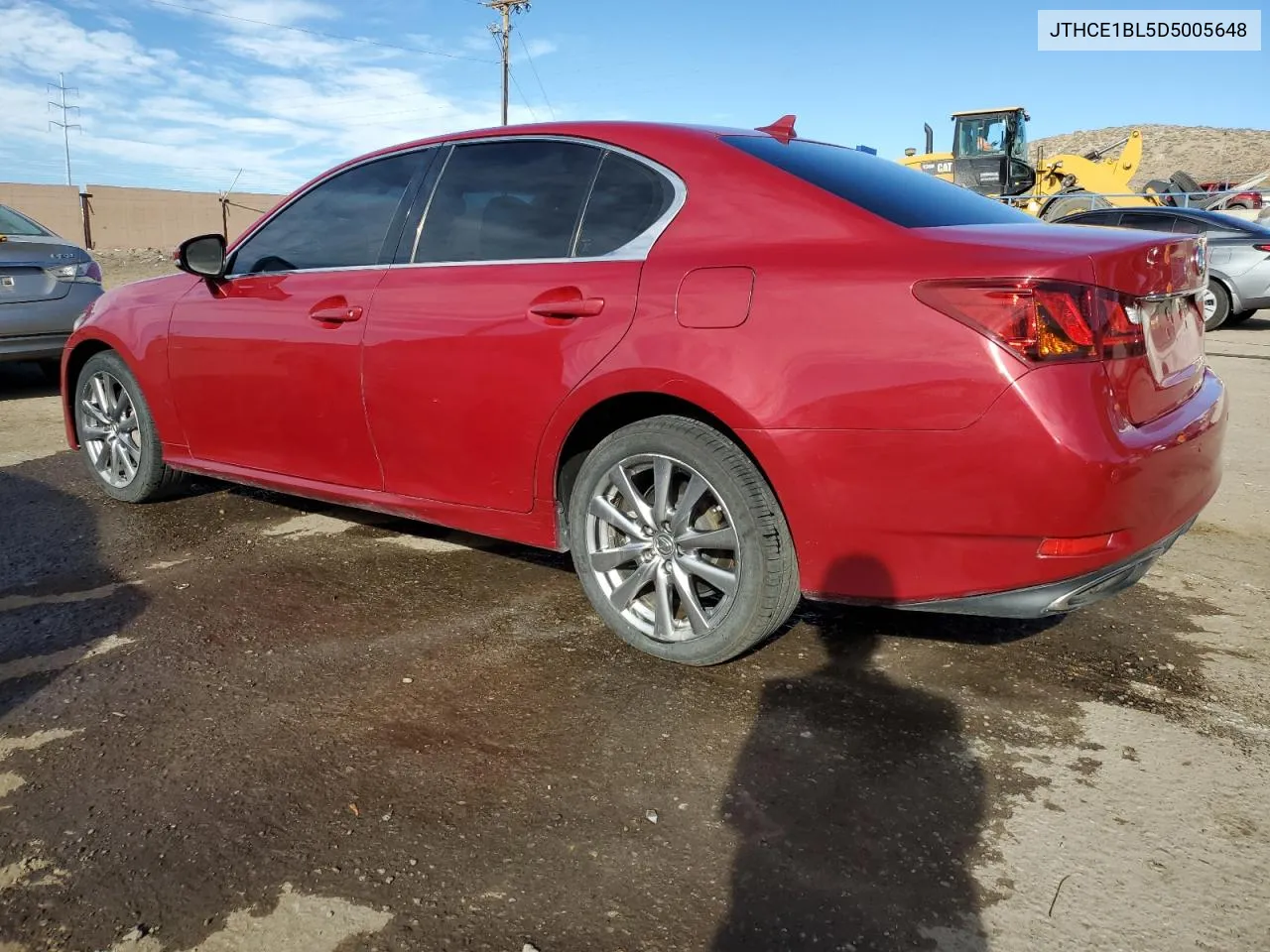 2013 Lexus Gs 350 VIN: JTHCE1BL5D5005648 Lot: 72401814