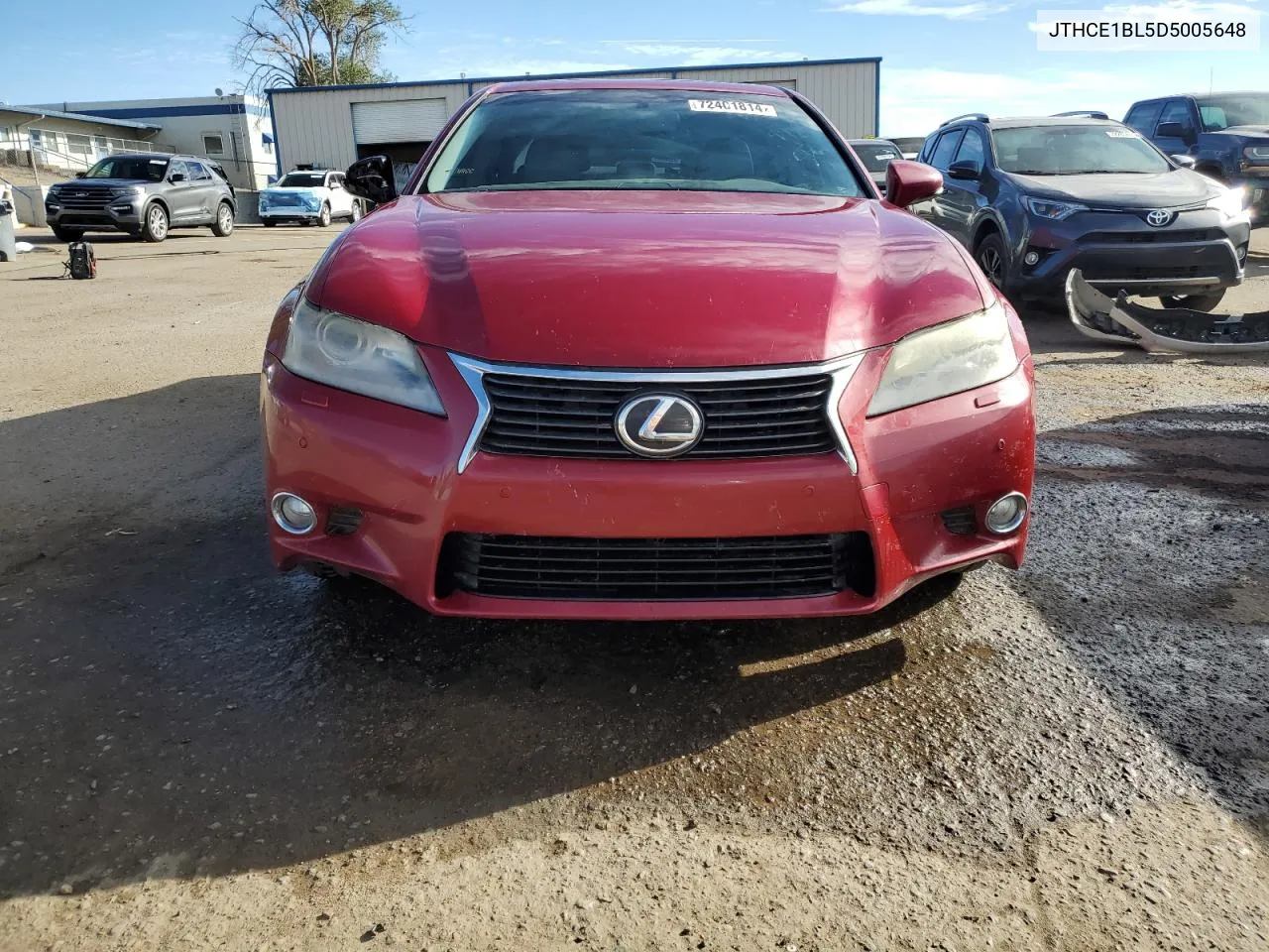 2013 Lexus Gs 350 VIN: JTHCE1BL5D5005648 Lot: 72401814