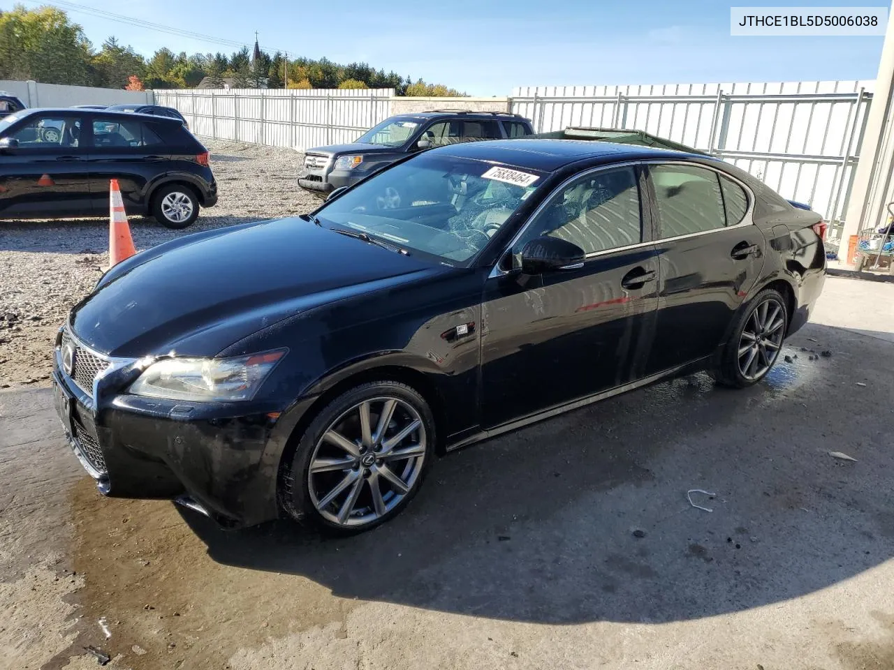 2013 Lexus Gs 350 VIN: JTHCE1BL5D5006038 Lot: 75838464