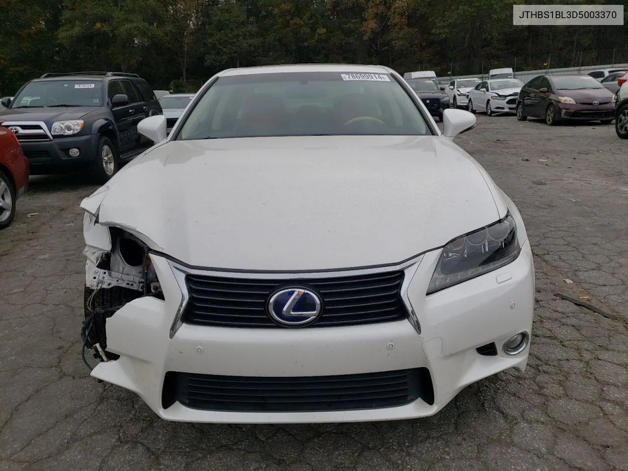 2013 Lexus Gs 450H VIN: JTHBS1BL3D5003370 Lot: 78699914