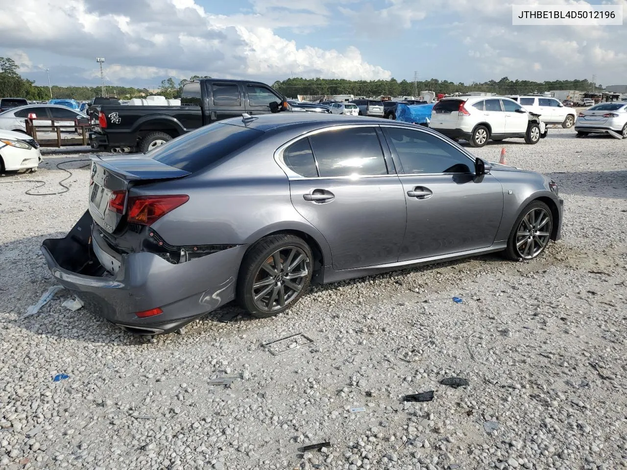 2013 Lexus Gs 350 VIN: JTHBE1BL4D5012196 Lot: 80059204