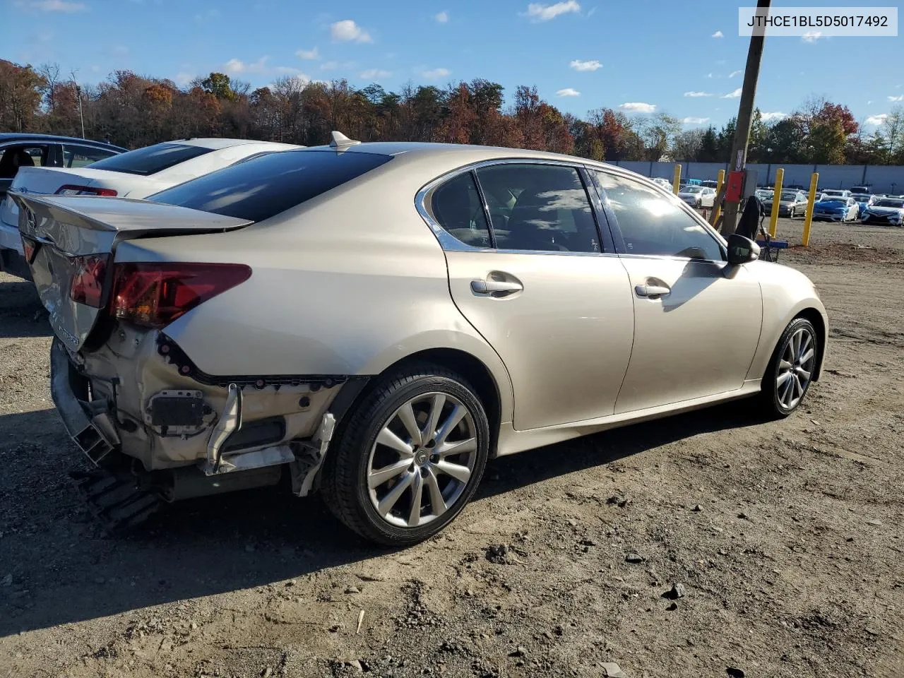 2013 Lexus Gs 350 VIN: JTHCE1BL5D5017492 Lot: 80094104