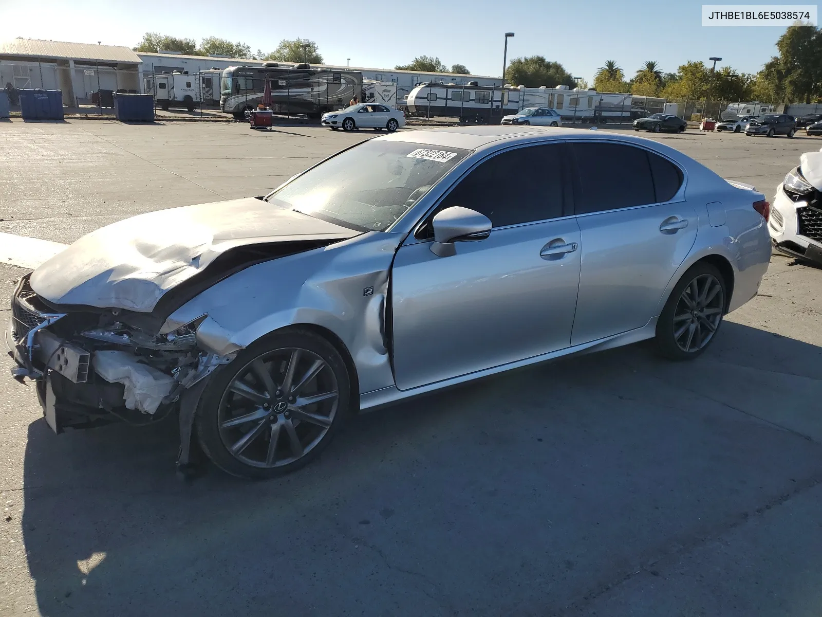 2014 Lexus Gs 350 VIN: JTHBE1BL6E5038574 Lot: 67322164