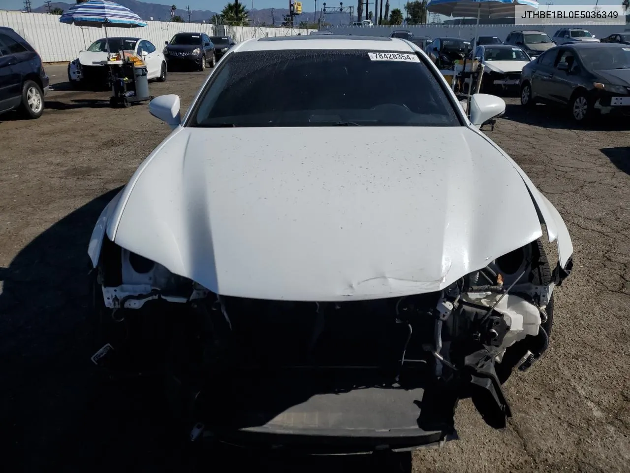 2014 Lexus Gs 350 VIN: JTHBE1BL0E5036349 Lot: 78428354