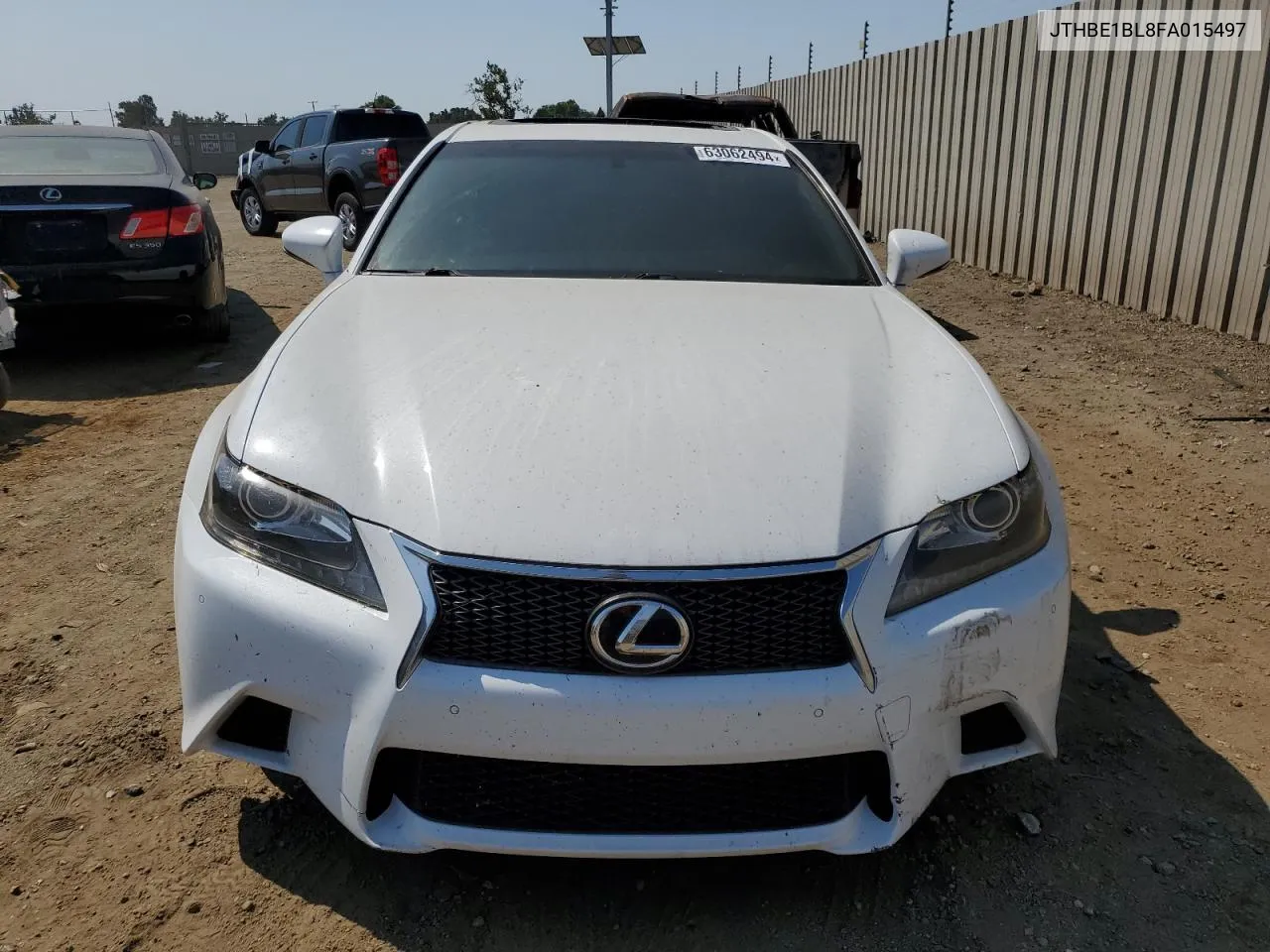 2015 Lexus Gs 350 VIN: JTHBE1BL8FA015497 Lot: 63062494