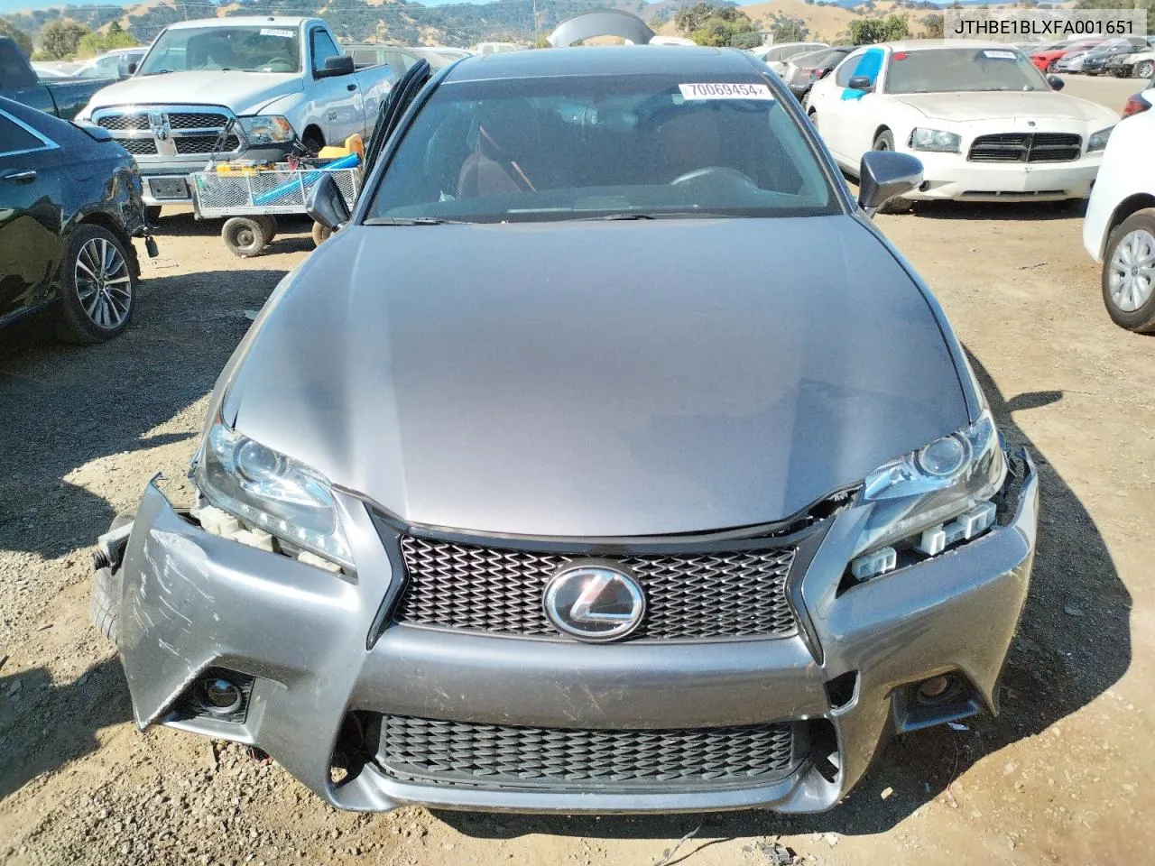 2015 Lexus Gs 350 VIN: JTHBE1BLXFA001651 Lot: 70069454