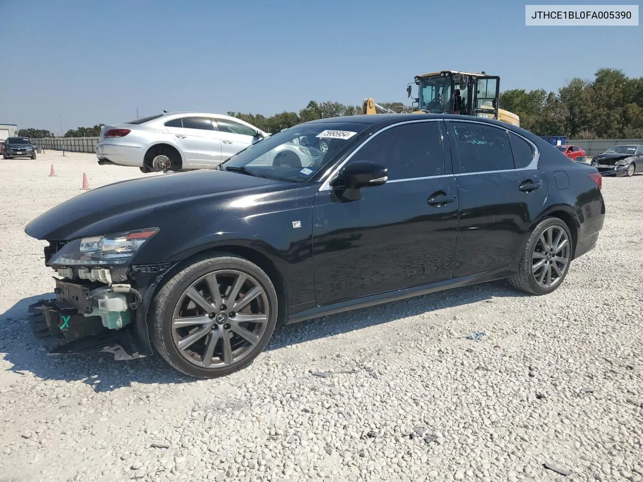 2015 Lexus Gs 350 VIN: JTHCE1BL0FA005390 Lot: 75995954