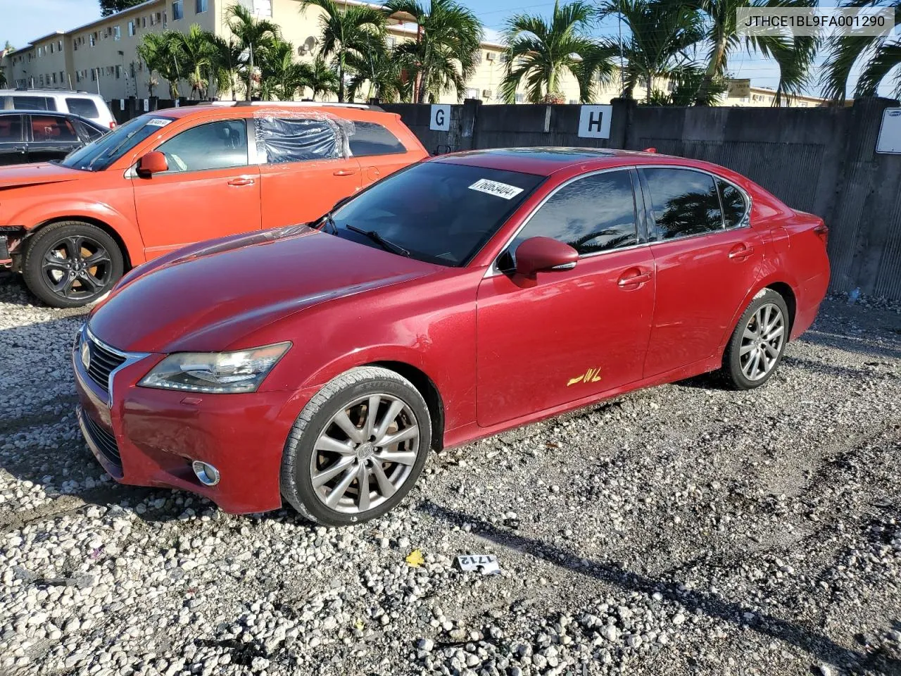 2015 Lexus Gs 350 VIN: JTHCE1BL9FA001290 Lot: 76063404