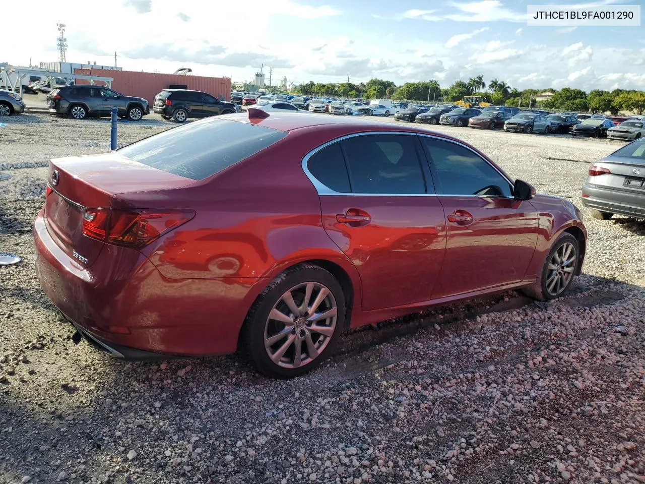 2015 Lexus Gs 350 VIN: JTHCE1BL9FA001290 Lot: 76063404