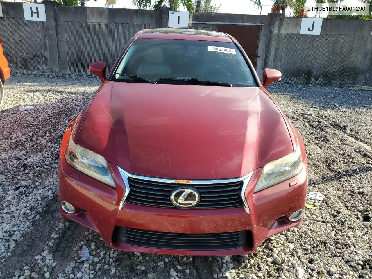 2015 Lexus Gs 350 VIN: JTHCE1BL9FA001290 Lot: 76063404