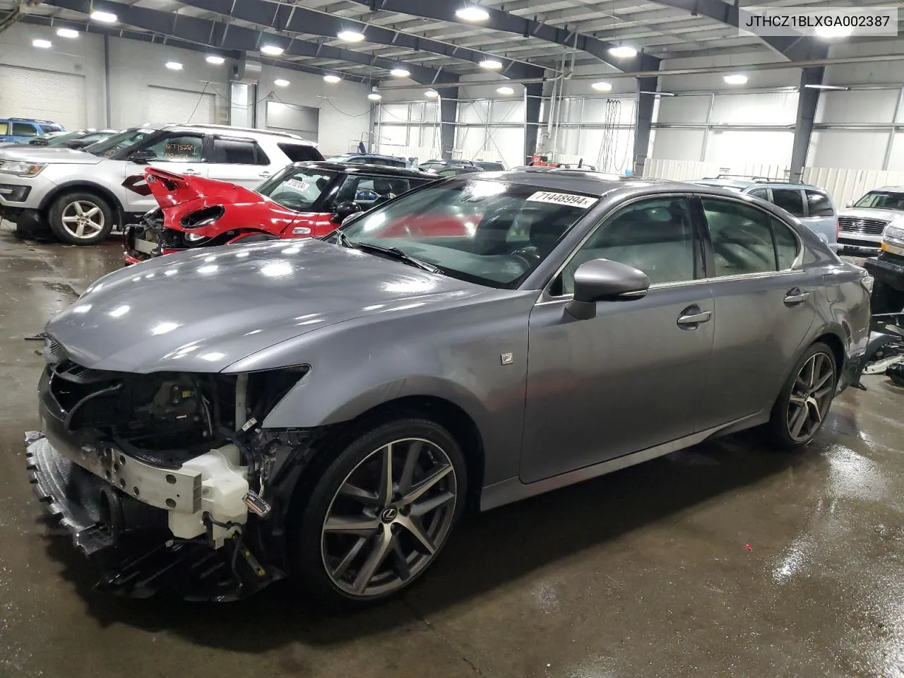 2016 Lexus Gs 350 VIN: JTHCZ1BLXGA002387 Lot: 71448994