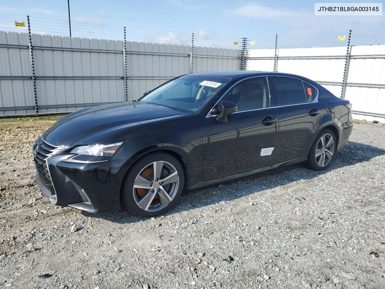 2016 Lexus Gs 350 Base VIN: JTHBZ1BL8GA003145 Lot: 72329104