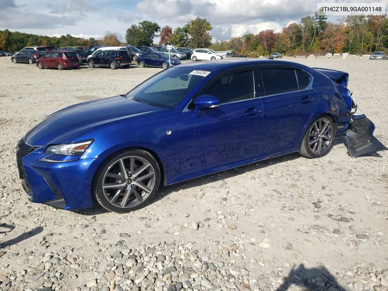 2016 Lexus Gs 350 VIN: JTHCZ1BL9GA001148 Lot: 73940264