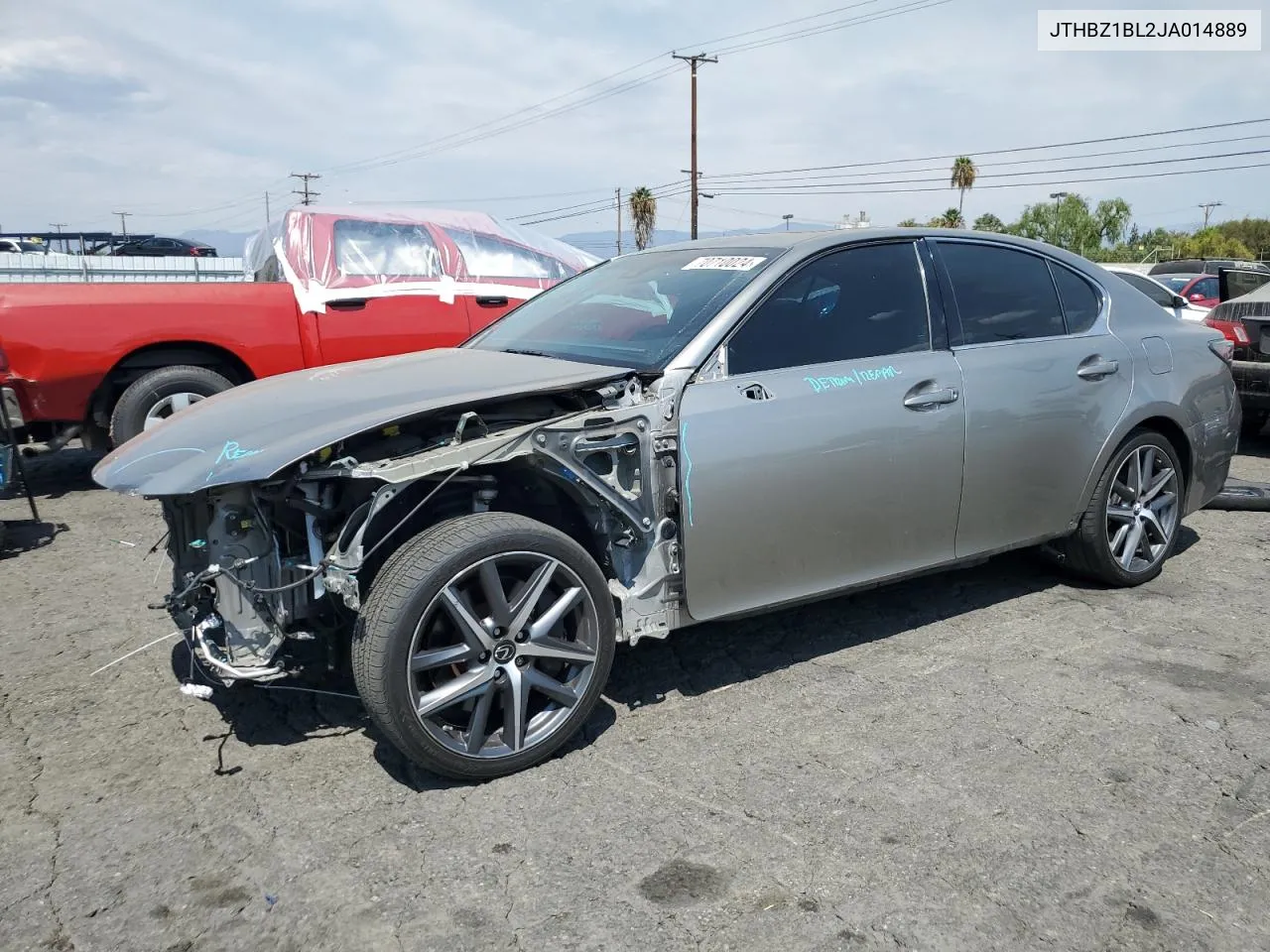 2018 Lexus Gs 350 Base VIN: JTHBZ1BL2JA014889 Lot: 70710024