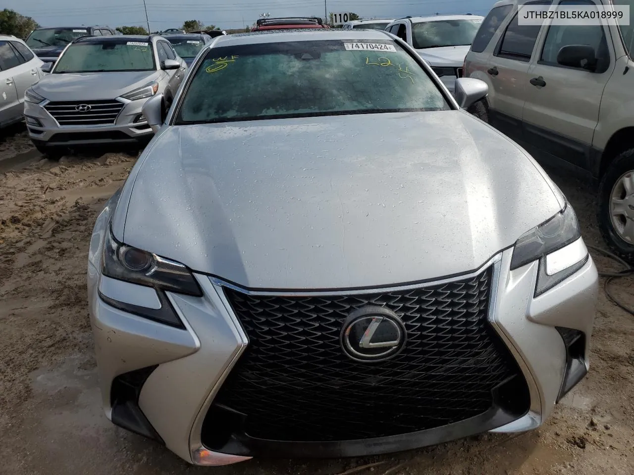 2019 Lexus Gs 350 Base VIN: JTHBZ1BL5KA018999 Lot: 74170424