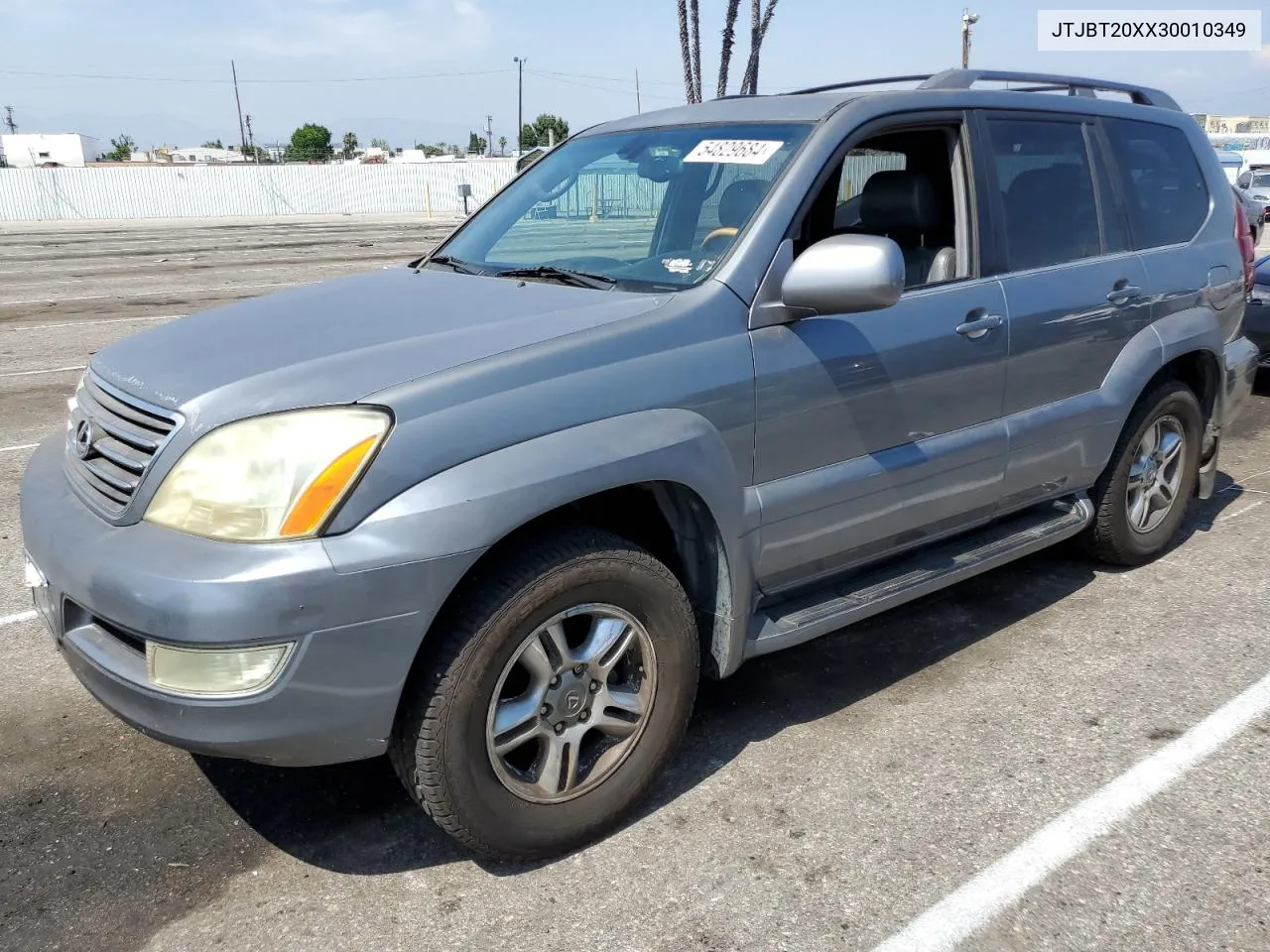 2003 Lexus Gx 470 VIN: JTJBT20XX30010349 Lot: 54829684