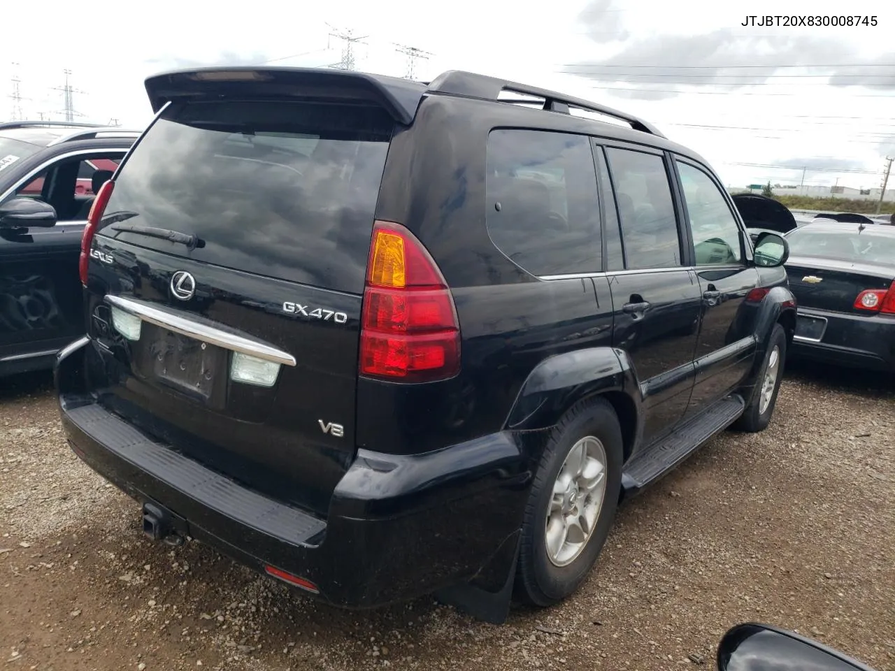 2003 Lexus Gx 470 VIN: JTJBT20X830008745 Lot: 69244394