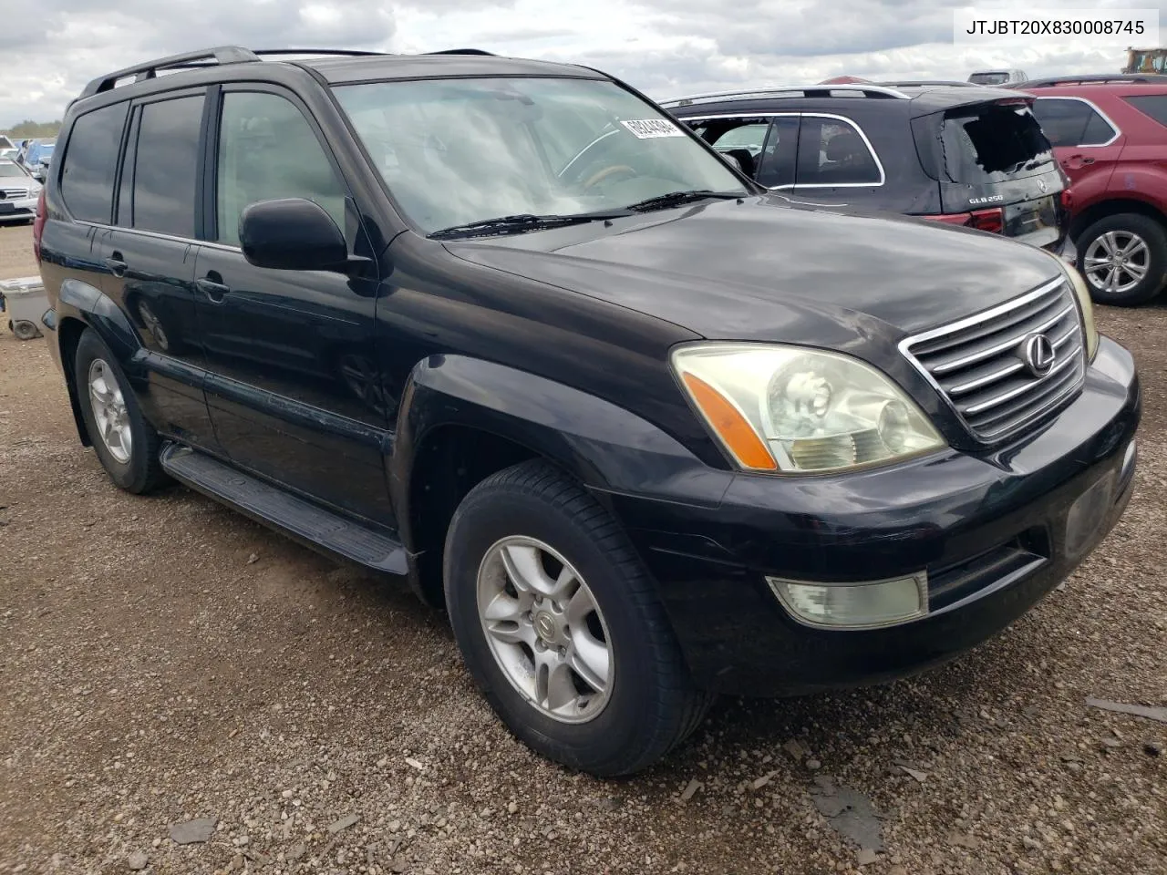 2003 Lexus Gx 470 VIN: JTJBT20X830008745 Lot: 69244394