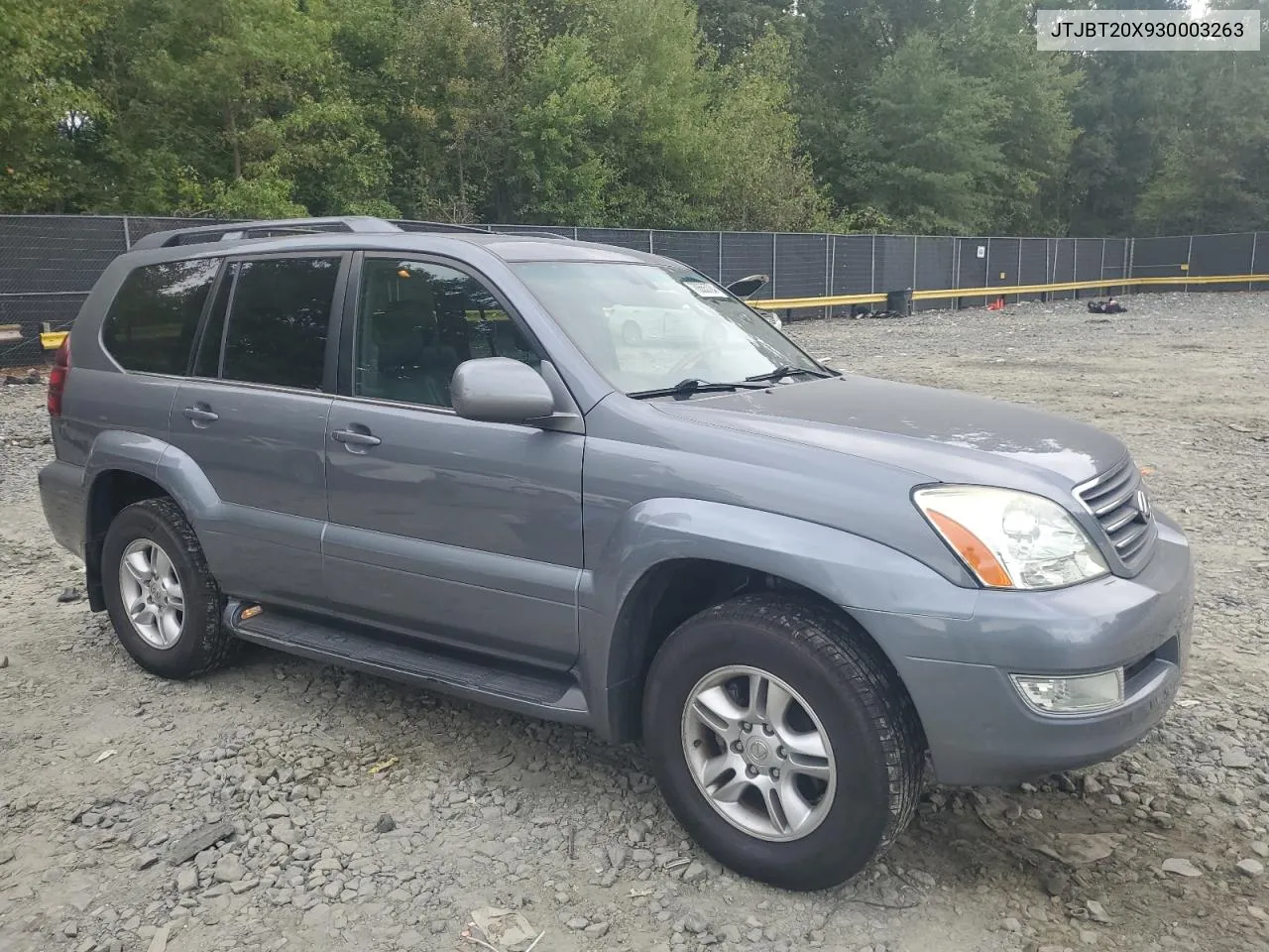 2003 Lexus Gx 470 VIN: JTJBT20X930003263 Lot: 70655724