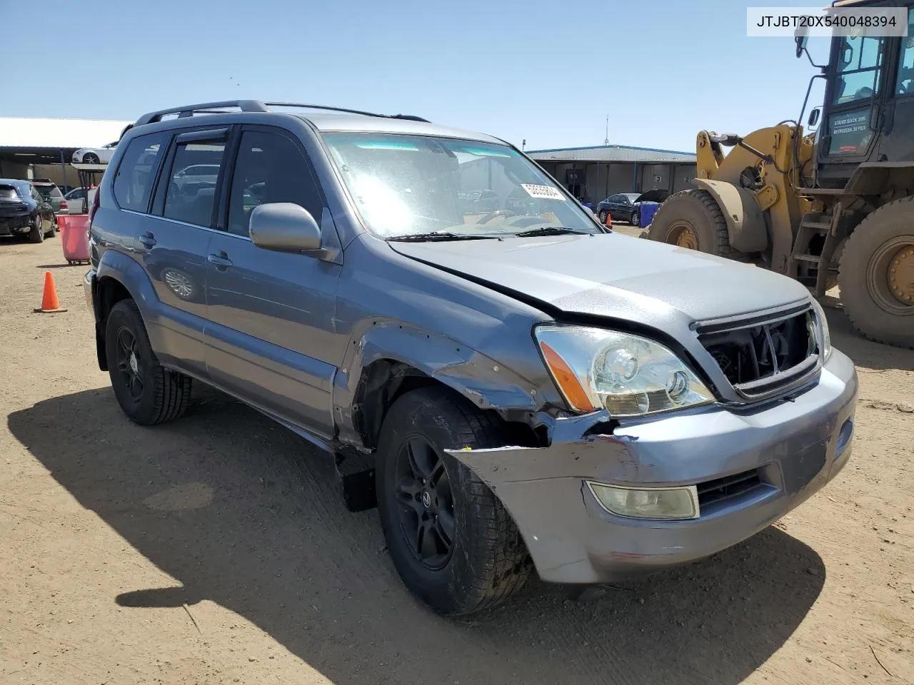 2004 Lexus Gx 470 VIN: JTJBT20X540048394 Lot: 53535804