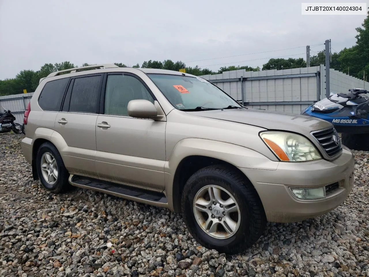 2004 Lexus Gx 470 VIN: JTJBT20X140024304 Lot: 60392114