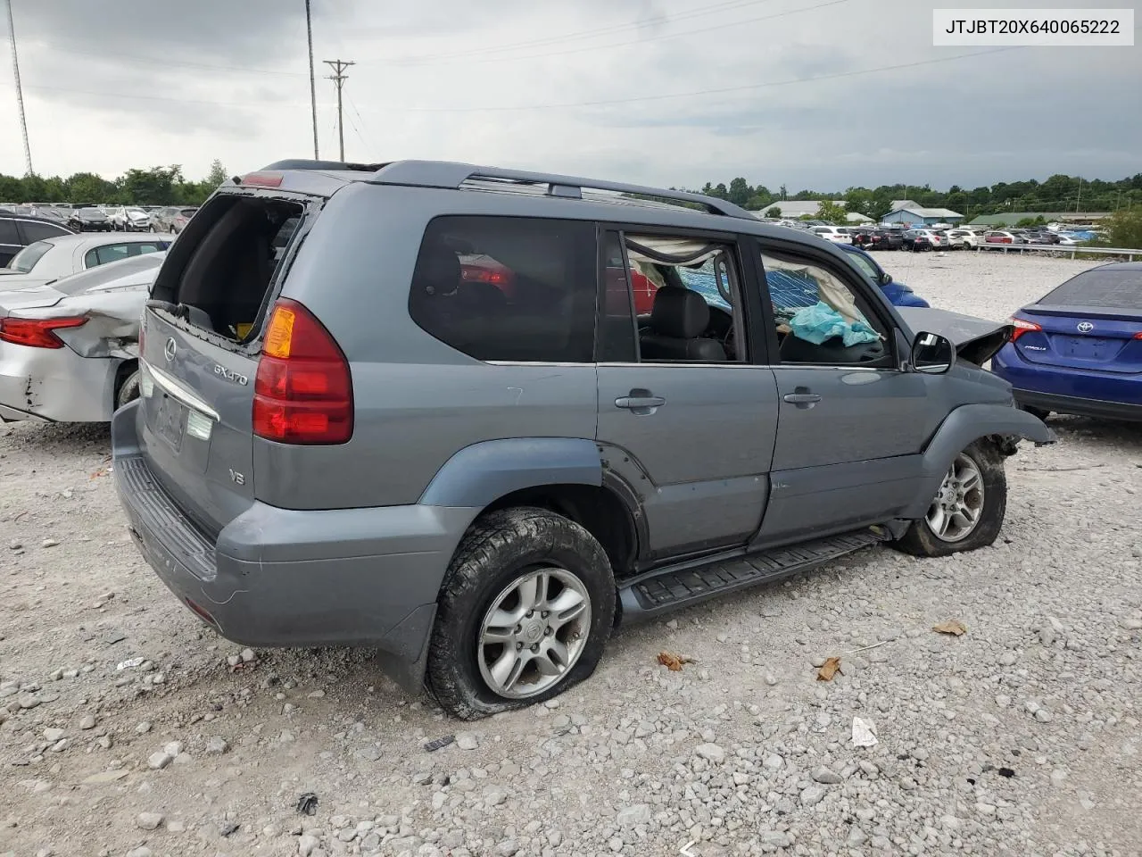 2004 Lexus Gx 470 VIN: JTJBT20X640065222 Lot: 64681064