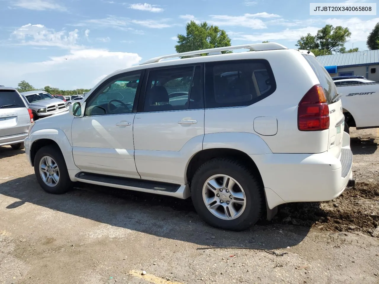 2004 Lexus Gx 470 VIN: JTJBT20X340065808 Lot: 67744444