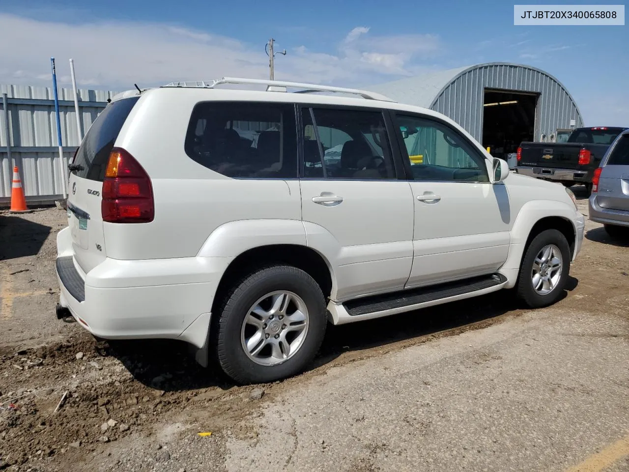 2004 Lexus Gx 470 VIN: JTJBT20X340065808 Lot: 67744444