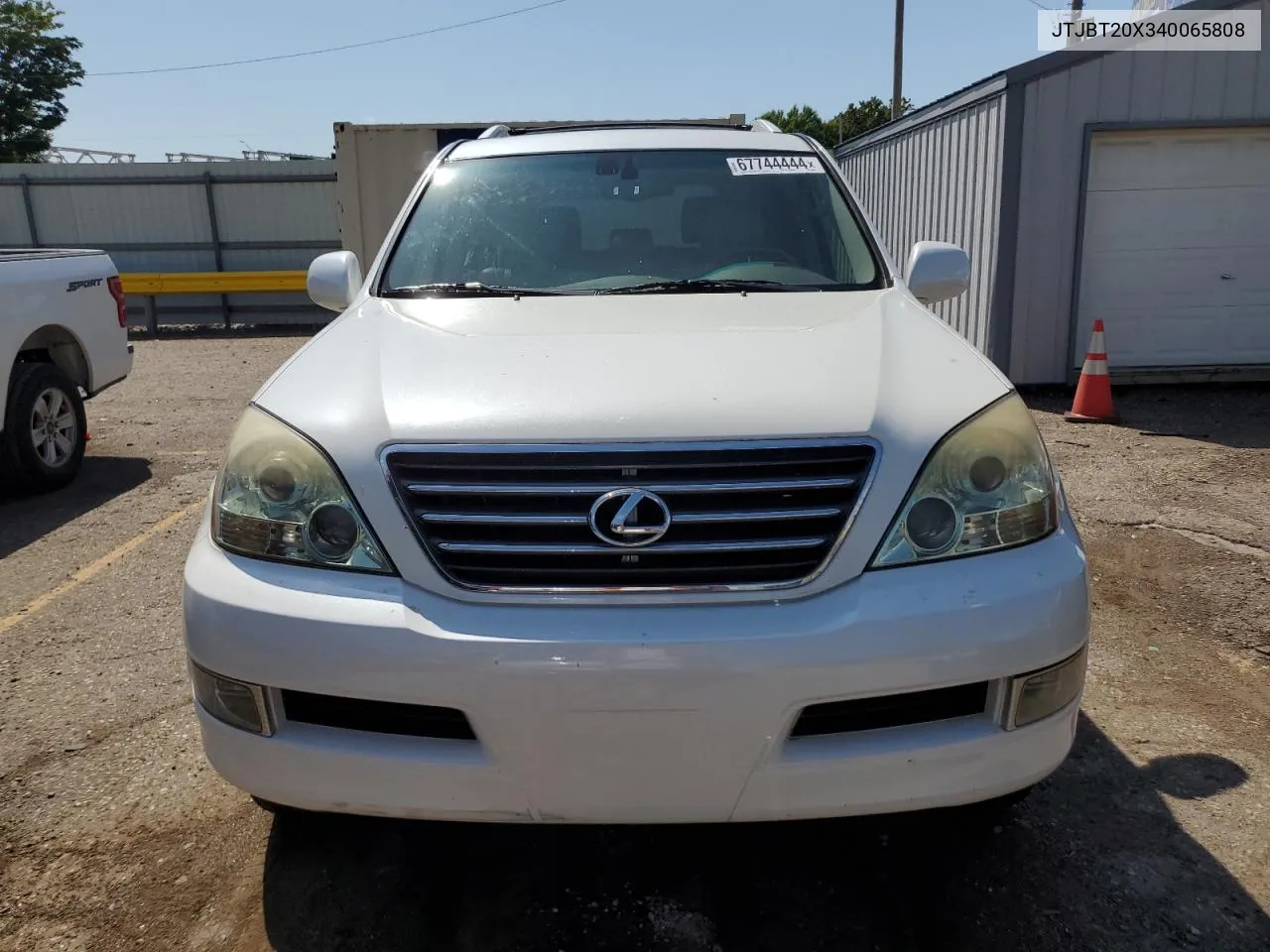 2004 Lexus Gx 470 VIN: JTJBT20X340065808 Lot: 67744444